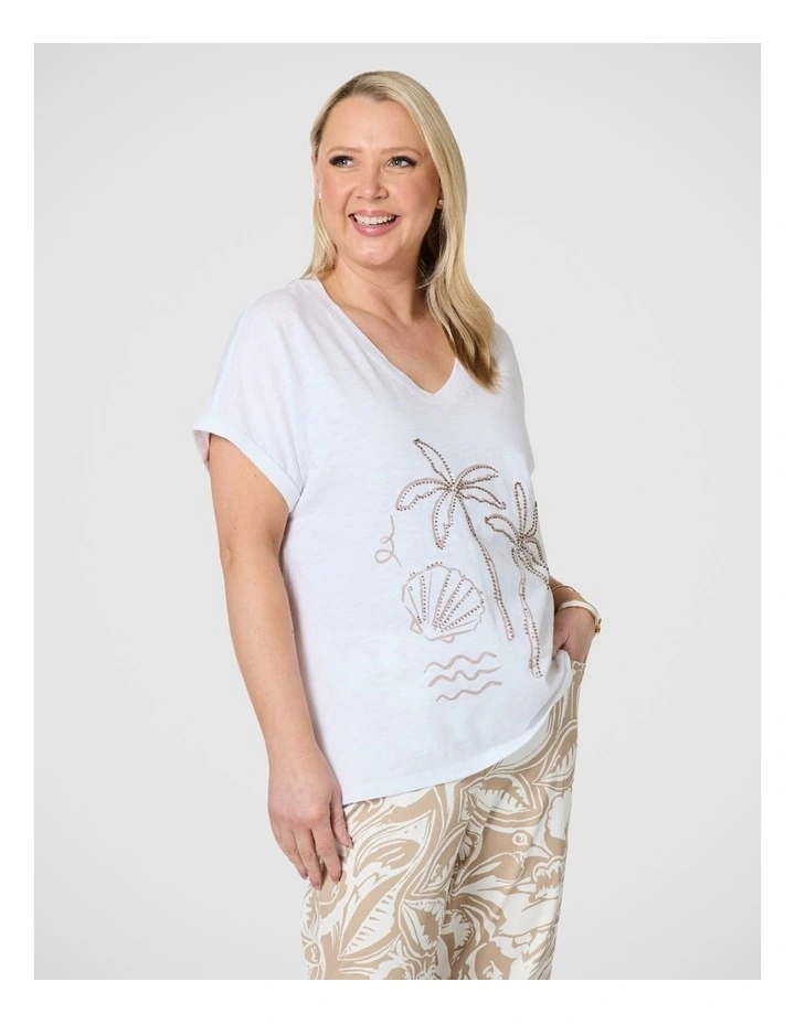 Seaside Beaded Tee image 3