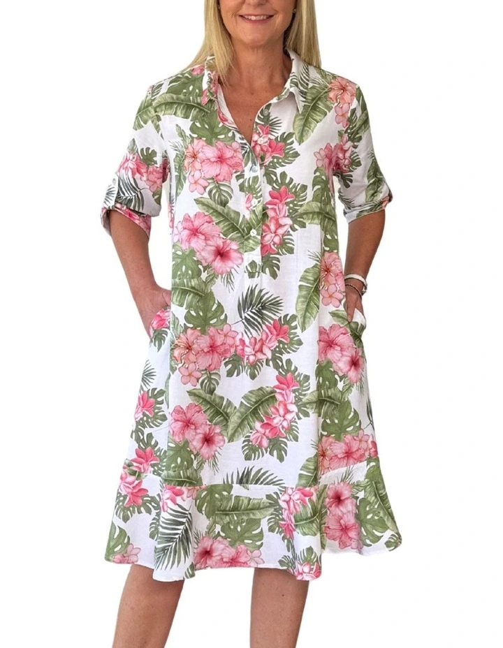 Caledonia Dress in Multi image 2
