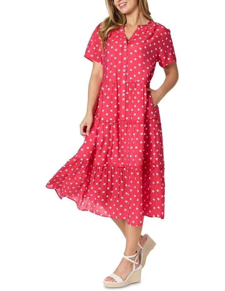 French Dress in Red image 2