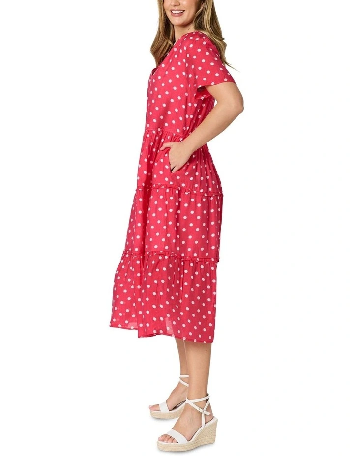 French Dress in Red image 3