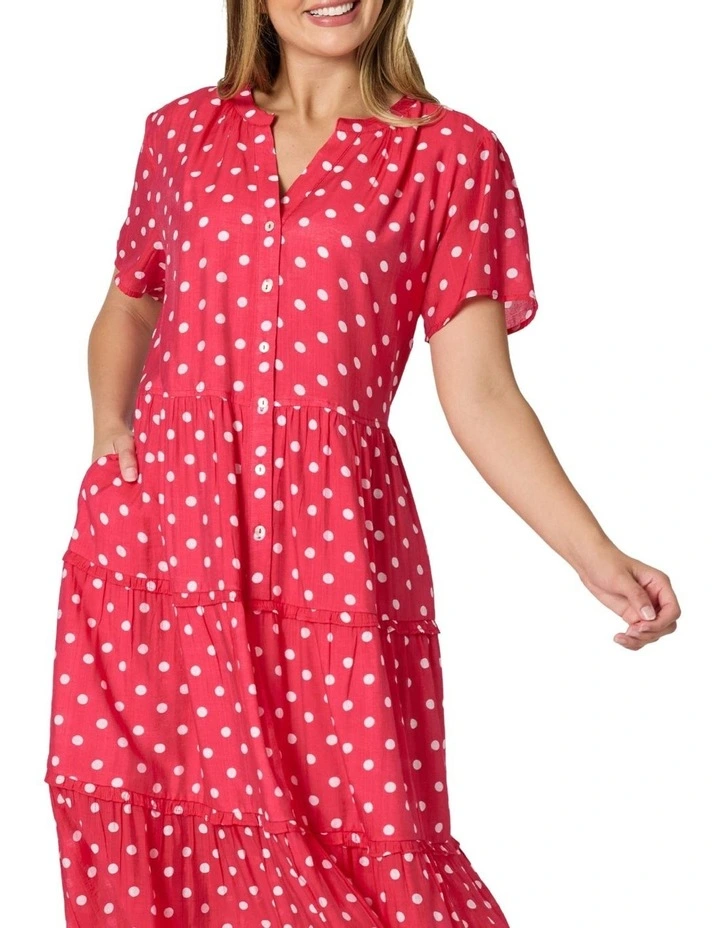 French Dress in Red image 5