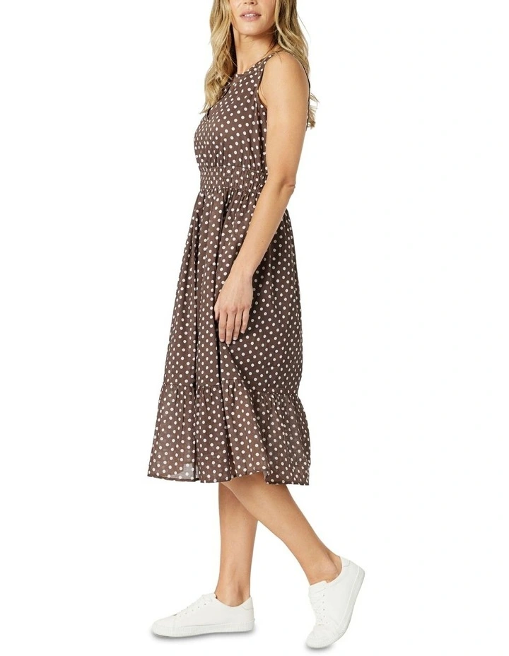 Get Spotty Dress in Koko/White image 2