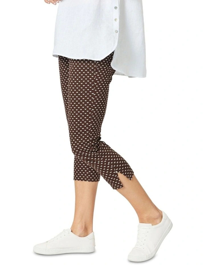 Small Bow Pant in Brown image 2