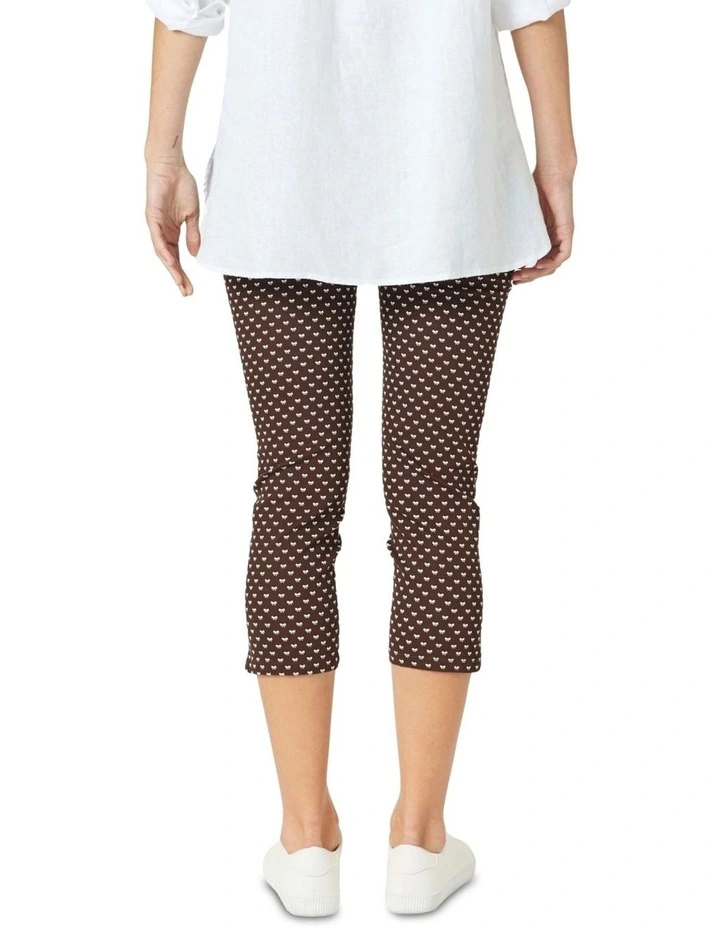 Small Bow Pant in Brown image 3