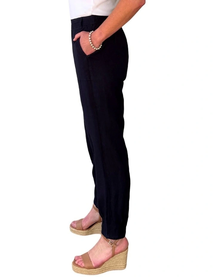 Lino Tapered Leg Pant in Blue image 2