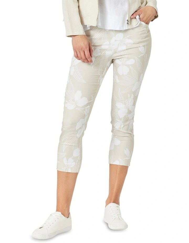 Morro Bay Pant in Beige image 1