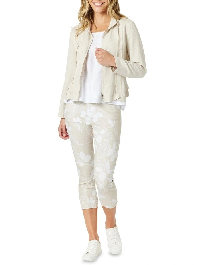 Morro Bay Pant in Beige image 4