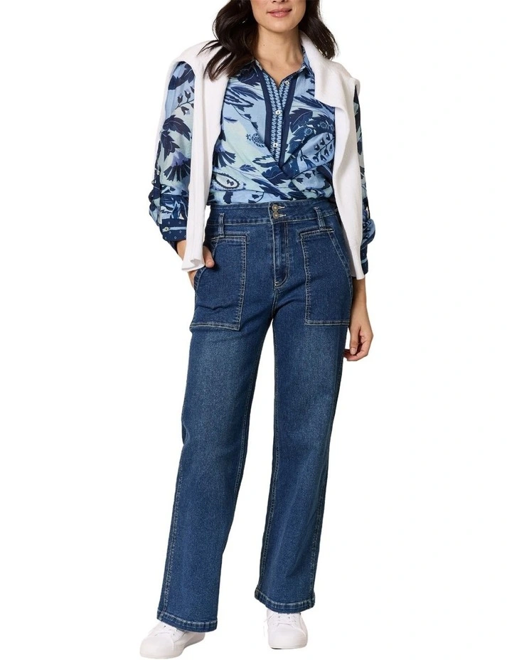 Hudson Denim Jeans in Blue image 5