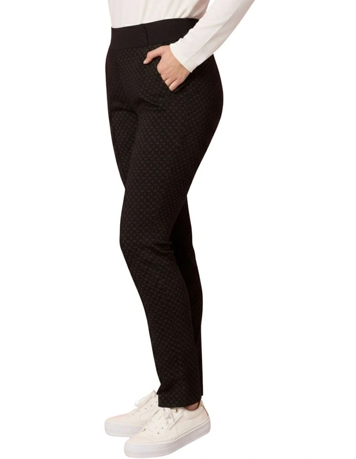 Hunter Print Pant in Brown image 2