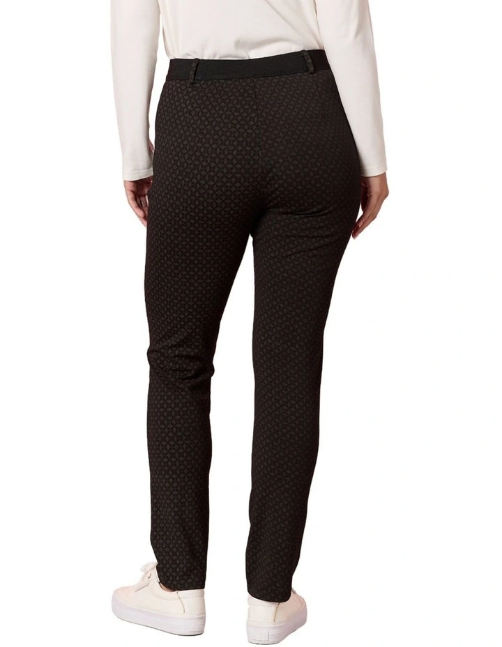 Hunter Print Pant in Brown image 3