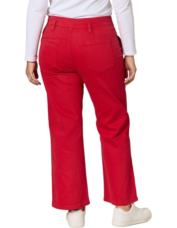 Hudson Denim Jean in Red image 3