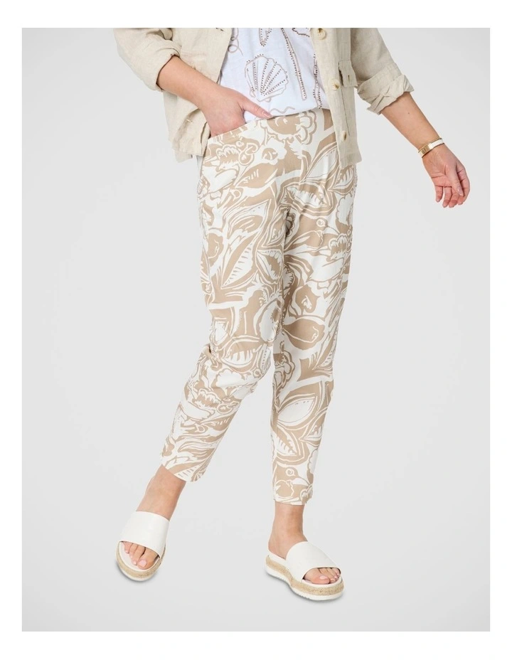 Tuscan Bloom Print Pant image 3
