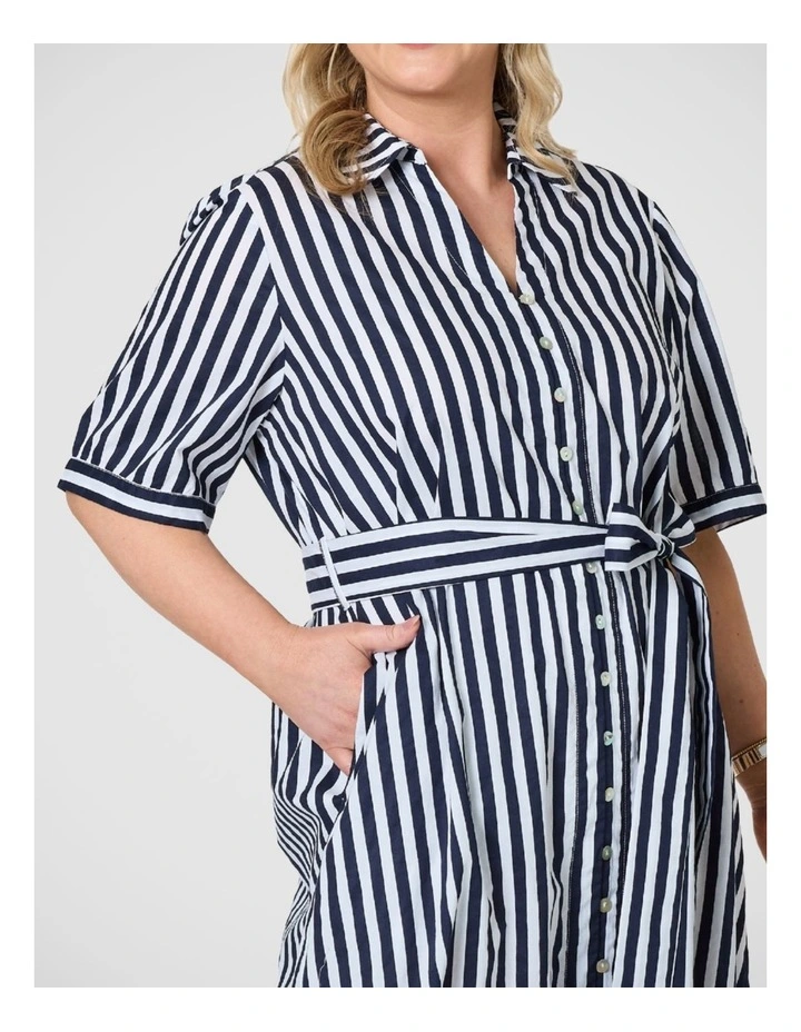 Riviera Stripe Shirtdress image 4