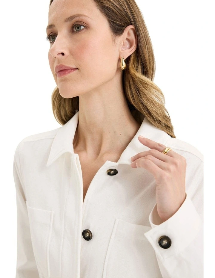Panna Jacket in Cream image 4
