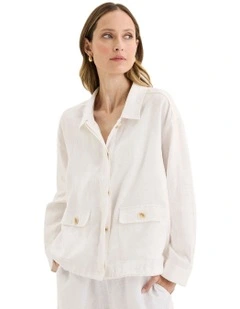 Tirari Bomber Jacket in White