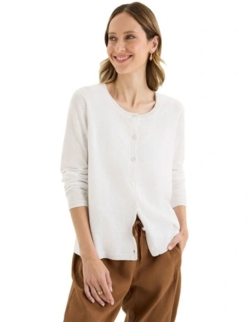 Blaze Cardigan in White