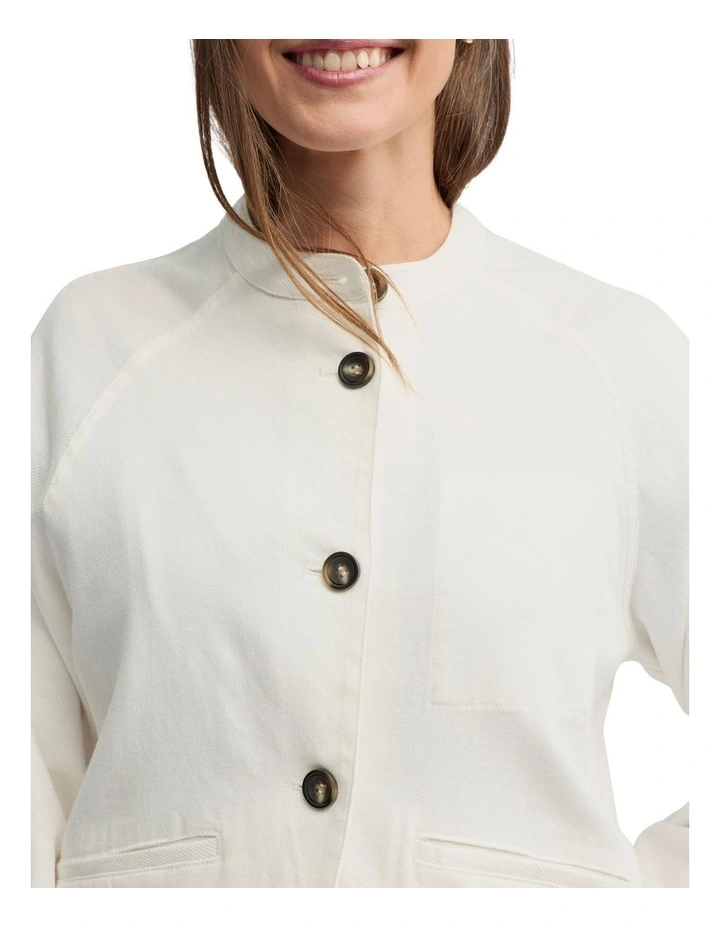 Figo Jacket in Ecru image 4