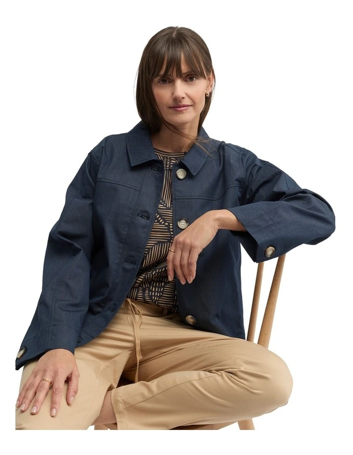 Quartz Jacket in Indigo image 4