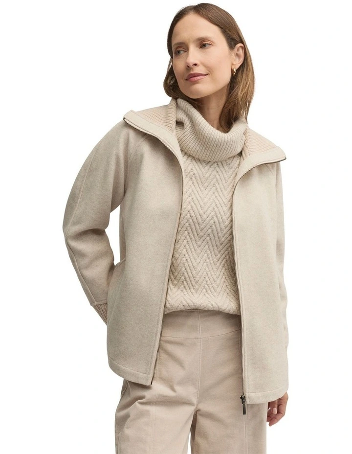 Equinox Jacket in Beige image 1
