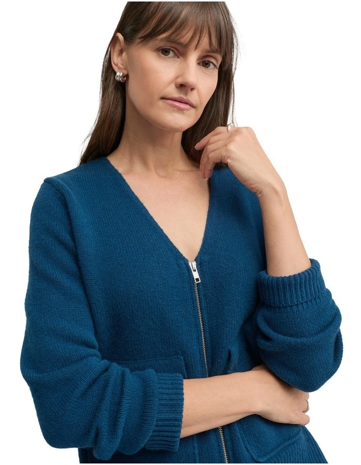 Centosa Cardigan in Blue image 4