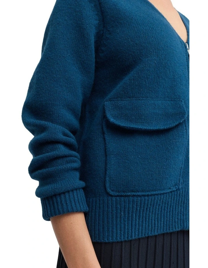 Centosa Cardigan in Blue image 5