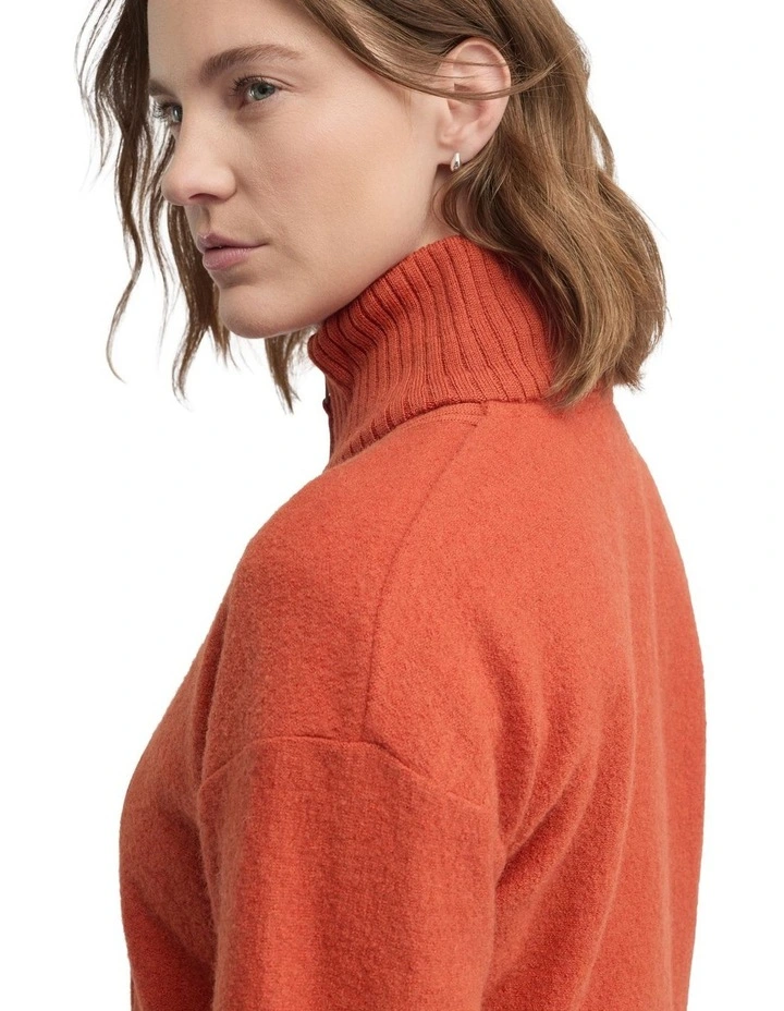 Ember Knit Jacket in Orange image 5