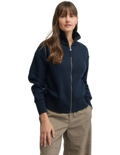 Ember Knit Jacket in Blue