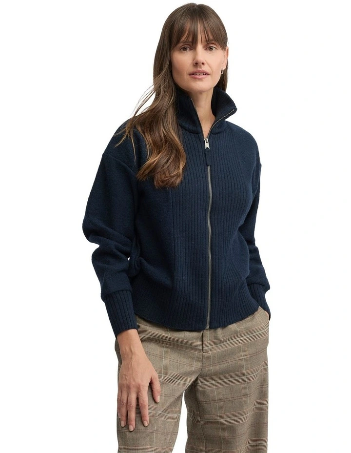Ember Knit Jacket in Blue image 1