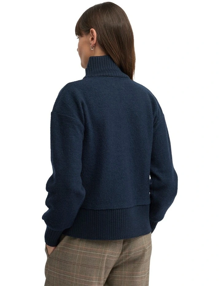 Ember Knit Jacket in Blue image 2