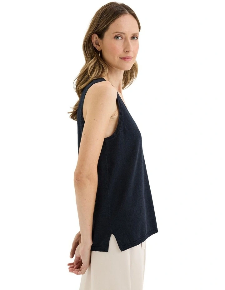 Blaze Knit Vest in Blue image 3