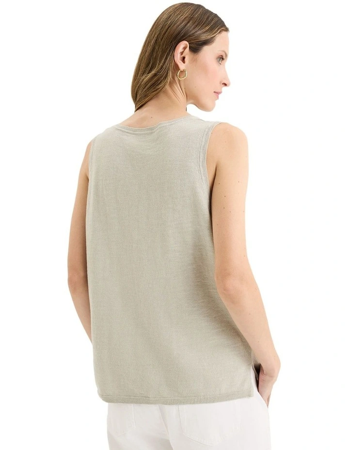 Blaze Knit Vest in Green image 2