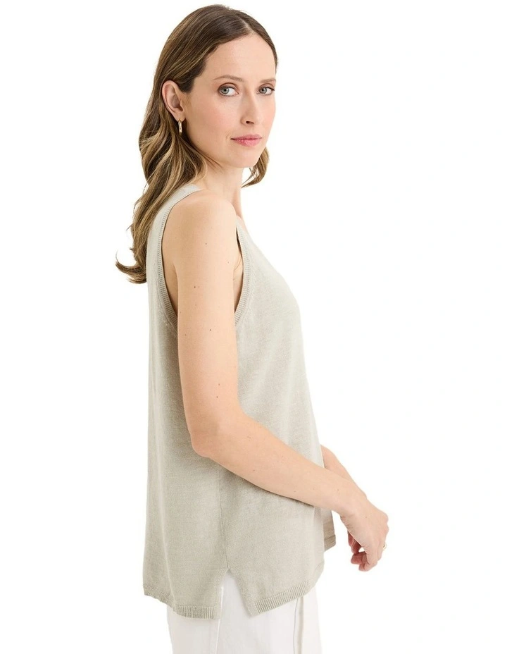 Blaze Knit Vest in Green image 3