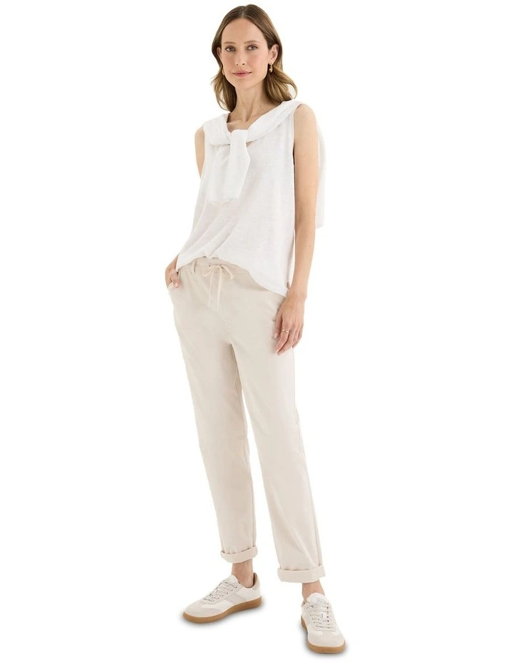 Blaze Knit Tank in White image 5