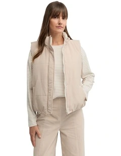 Levity Vest in Beige