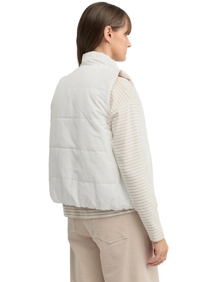 Levity Vest in Beige image 2