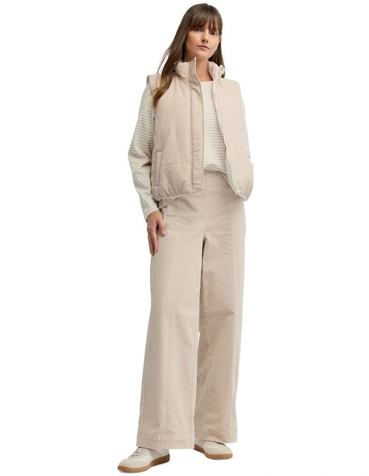 Levity Vest in Beige image 5