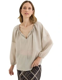 Bohdi Top in Cream