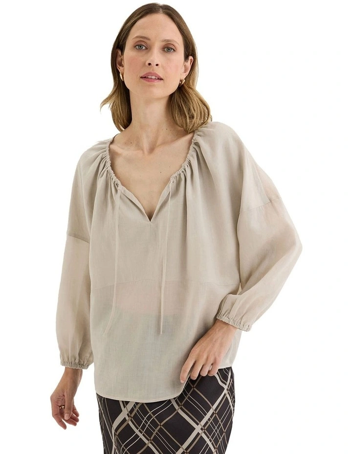 Bohdi Top in Cream image 1
