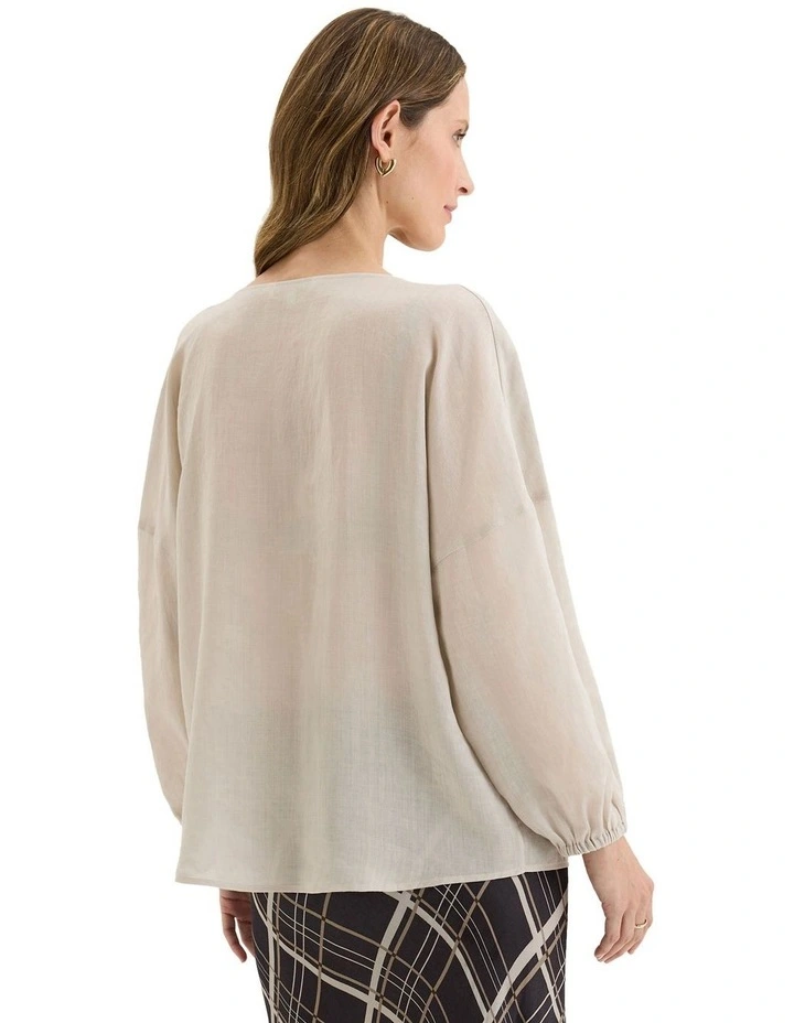 Bohdi Top in Cream image 3