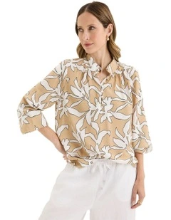 Broadleaf Top in Yellow
