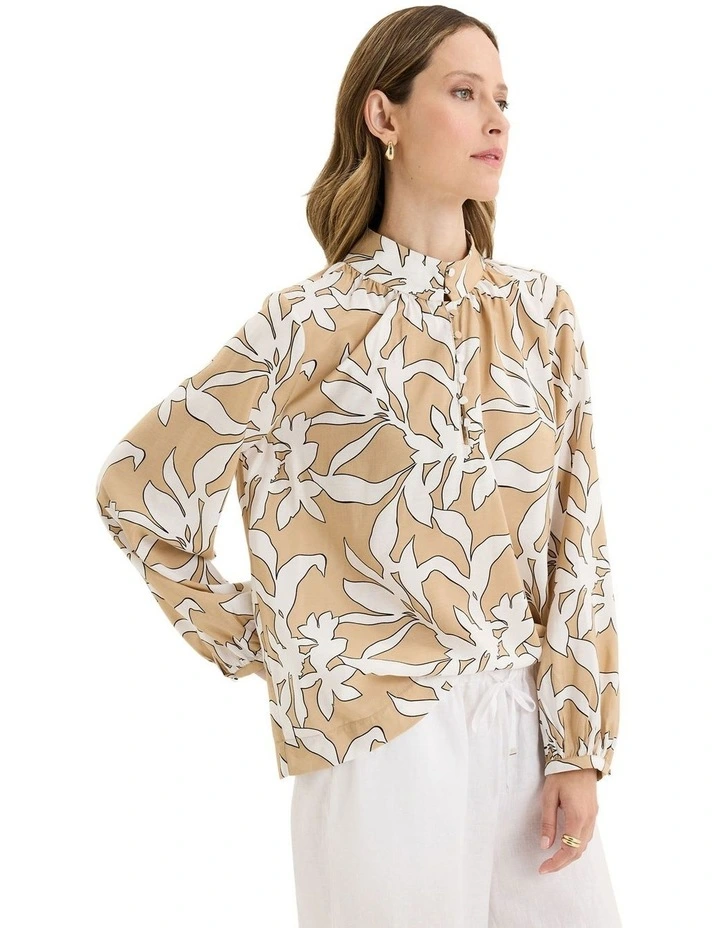 Broadleaf Top in Yellow image 3