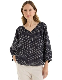 Fleeting Top in Blue