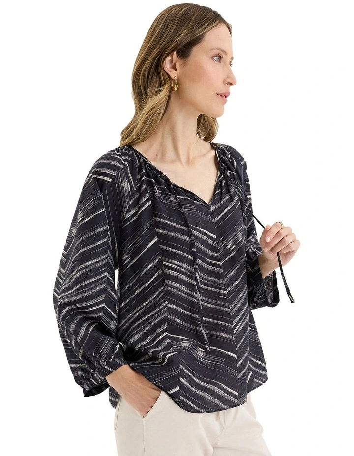 Fleeting Top in Blue image 2