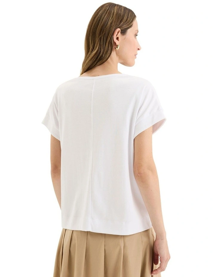 Solitude Tee in White image 2