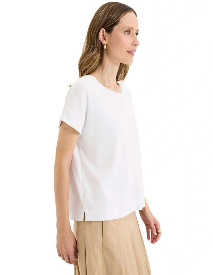 Solitude Tee in White image 3
