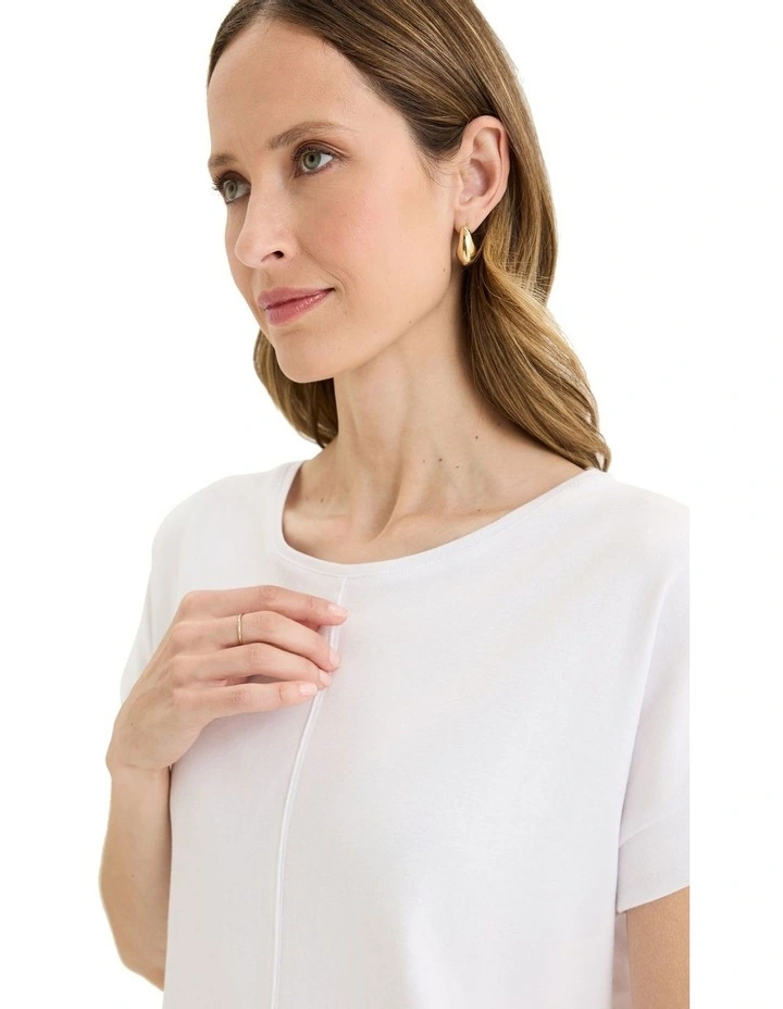 Solitude Tee in White image 4