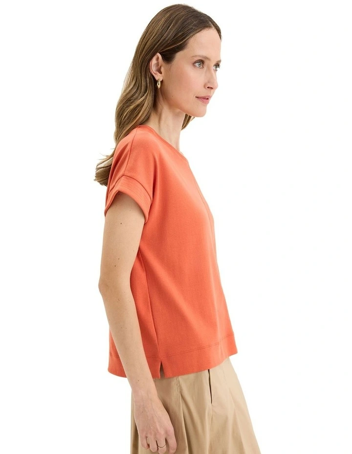 Solitude Tee in Orange image 3