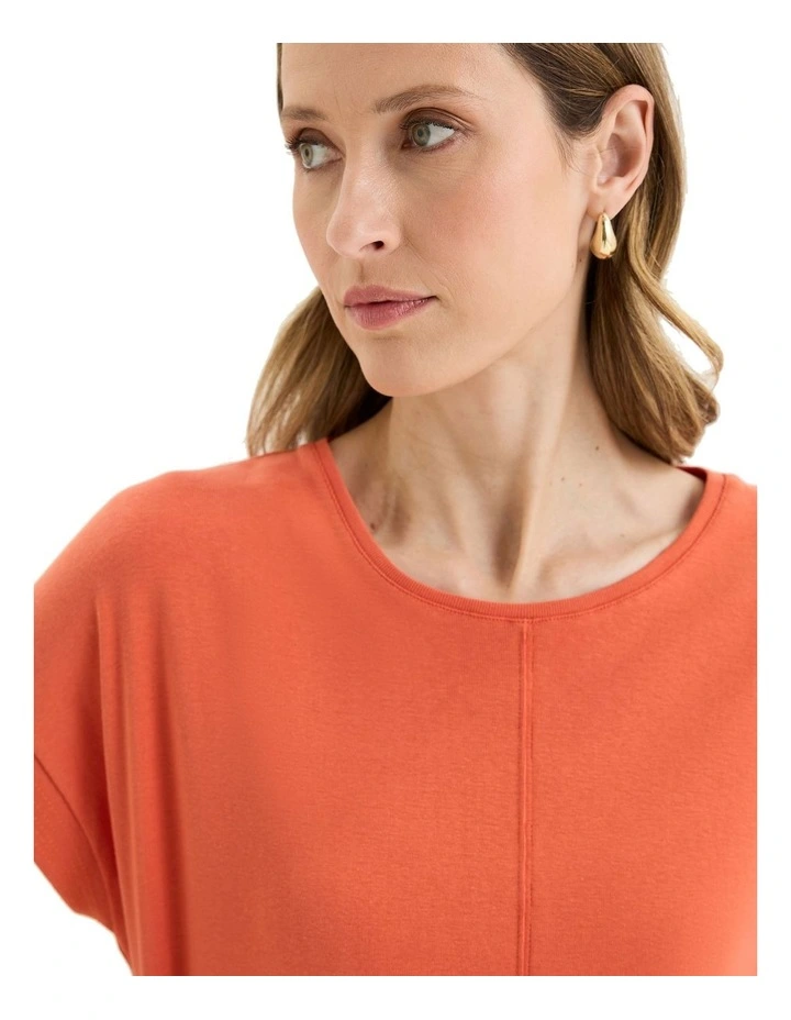 Solitude Tee in Orange image 4