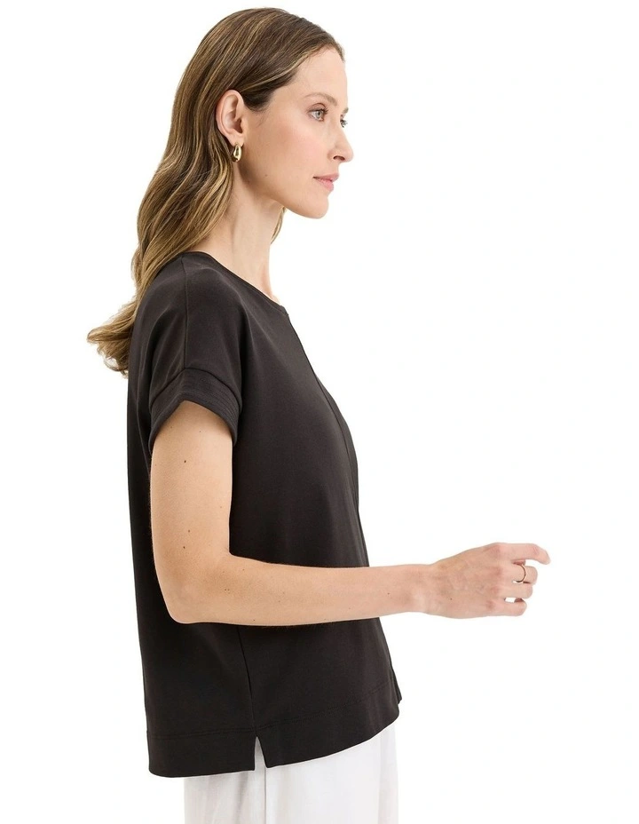 Solitude Tee in Black image 3
