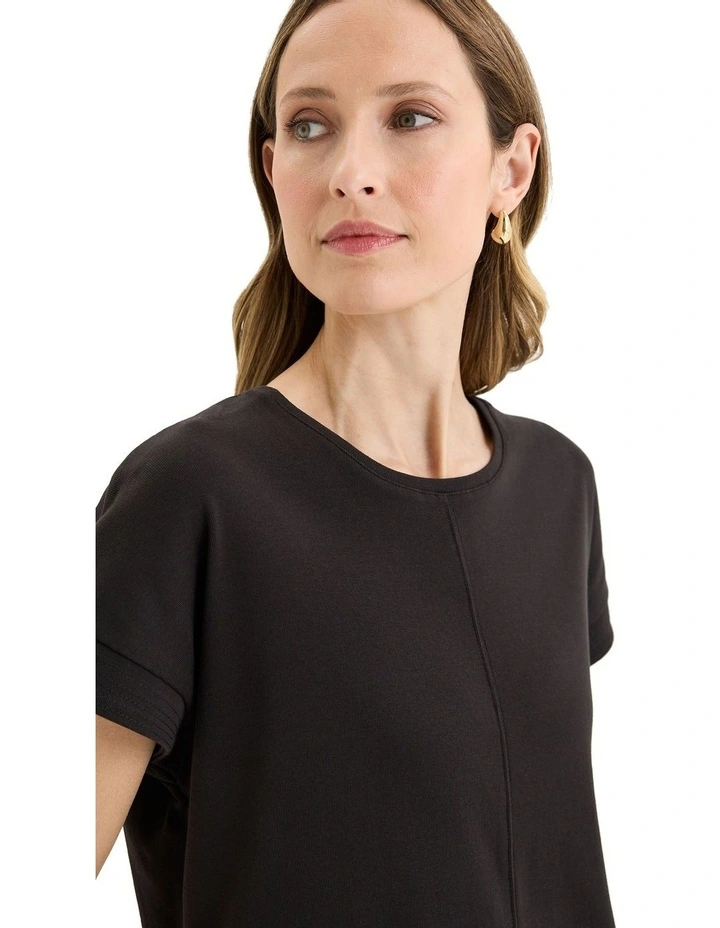 Solitude Tee in Black image 4